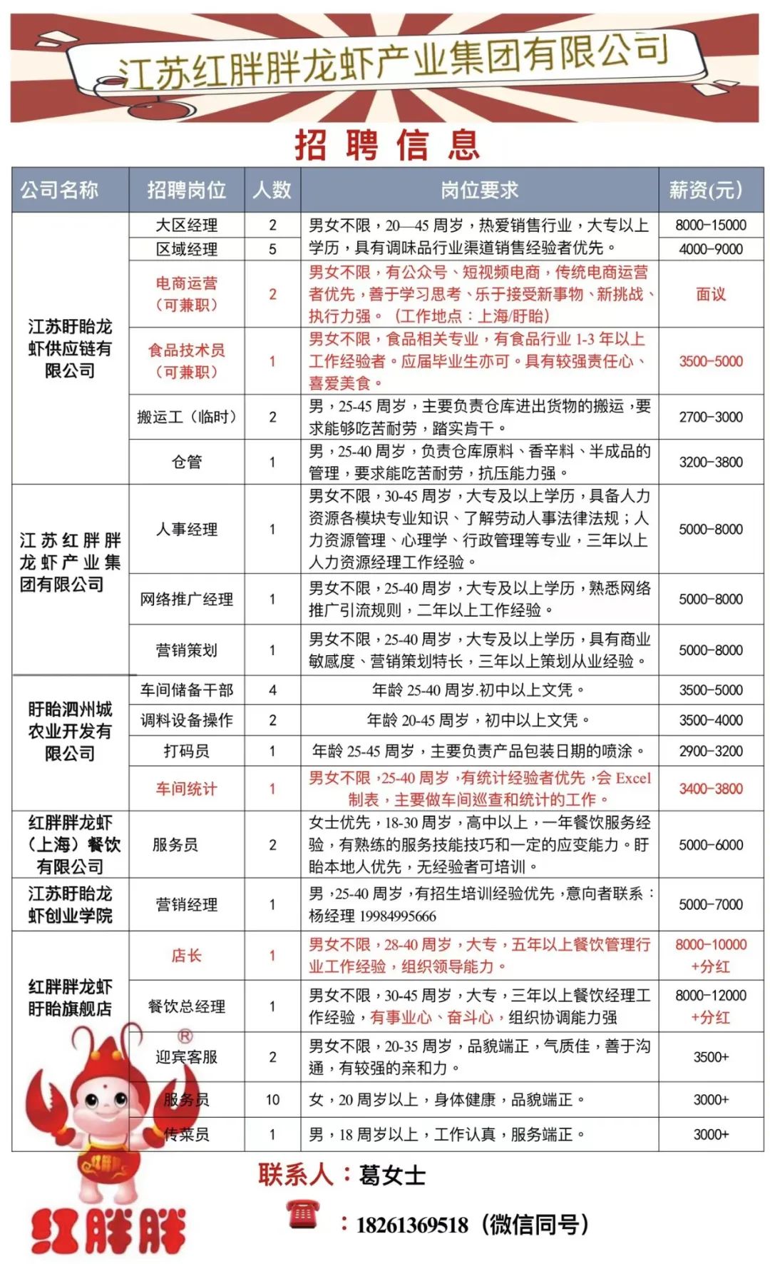 江苏靖江最新招聘信息汇总