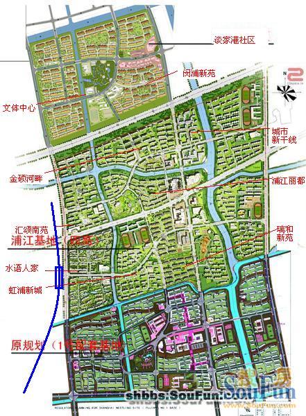 浦江镇未来城市新面貌规划图纸发布，塑造未来城市蓝图